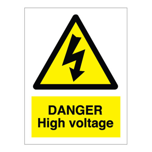 Danger High Voltage Sign (20019V)